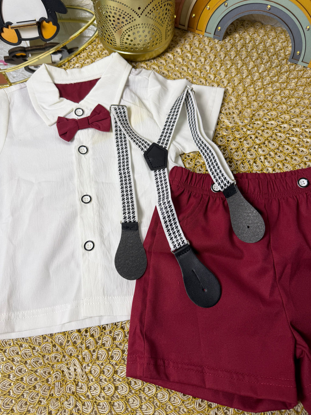 Conjunto 2 piezas vino elegante