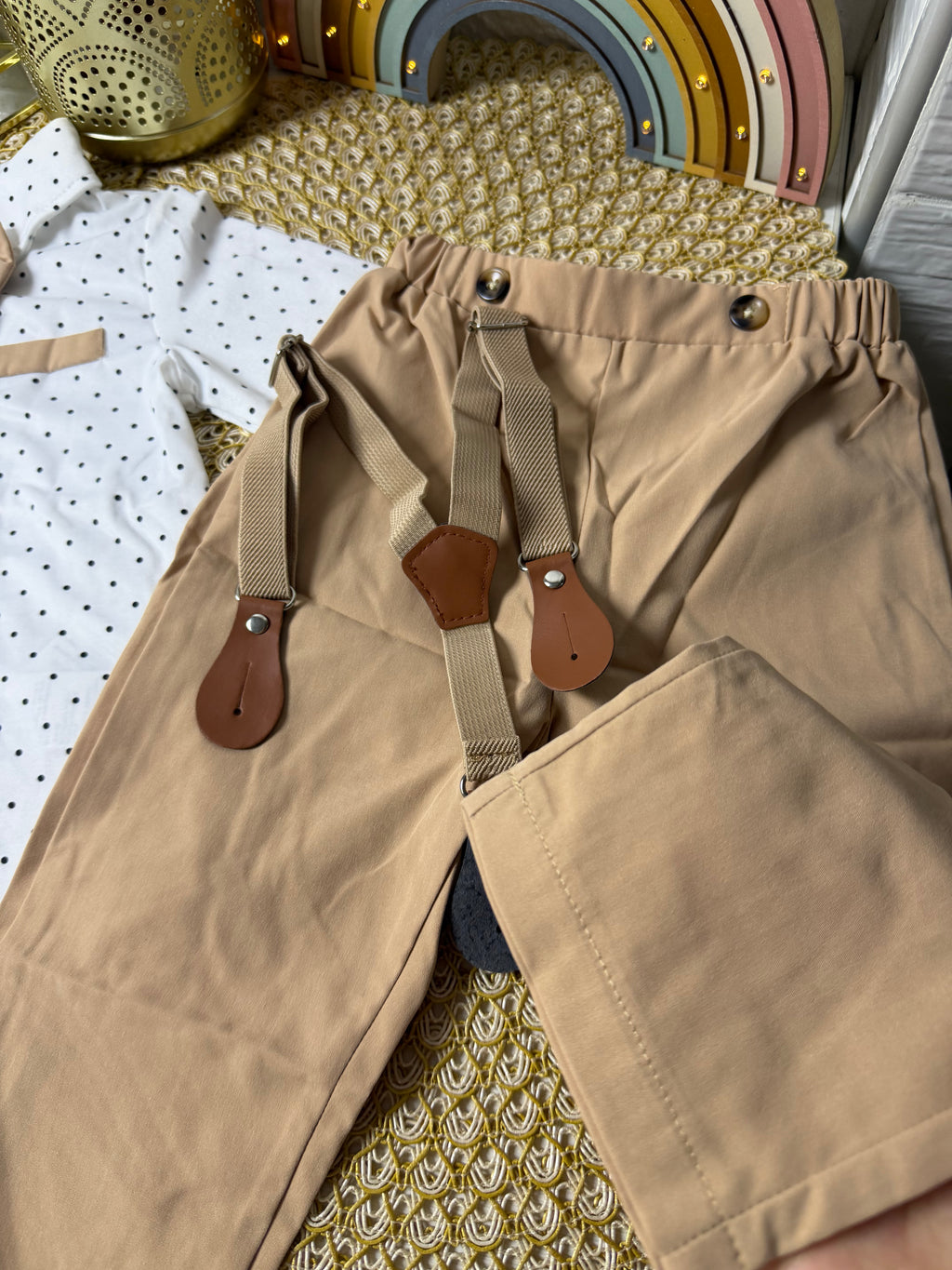 Conjunto 2 piezas puntos elegante