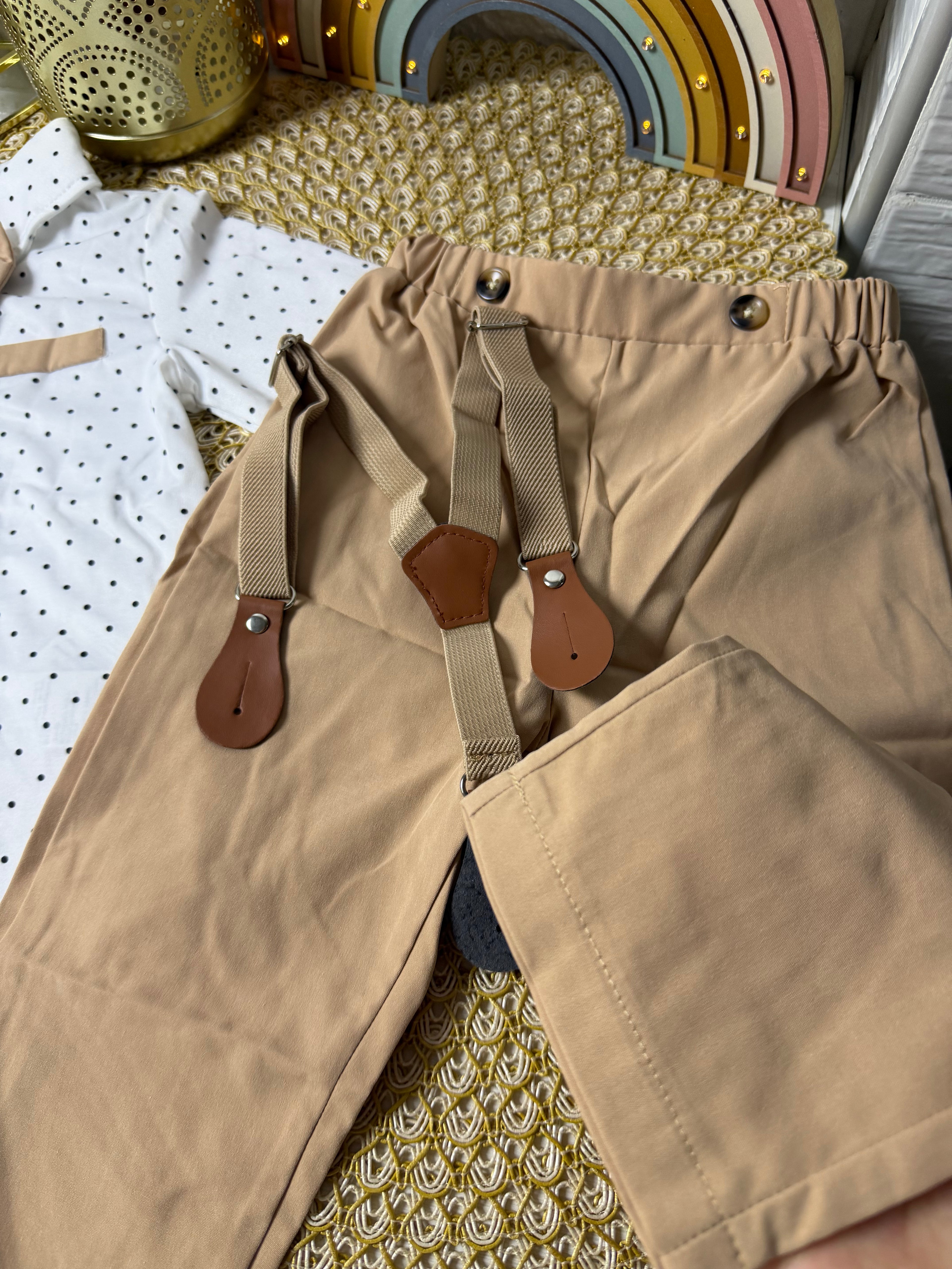 Conjunto 2 piezas puntos elegante