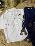 Conjunto 2 piezas azul elegante