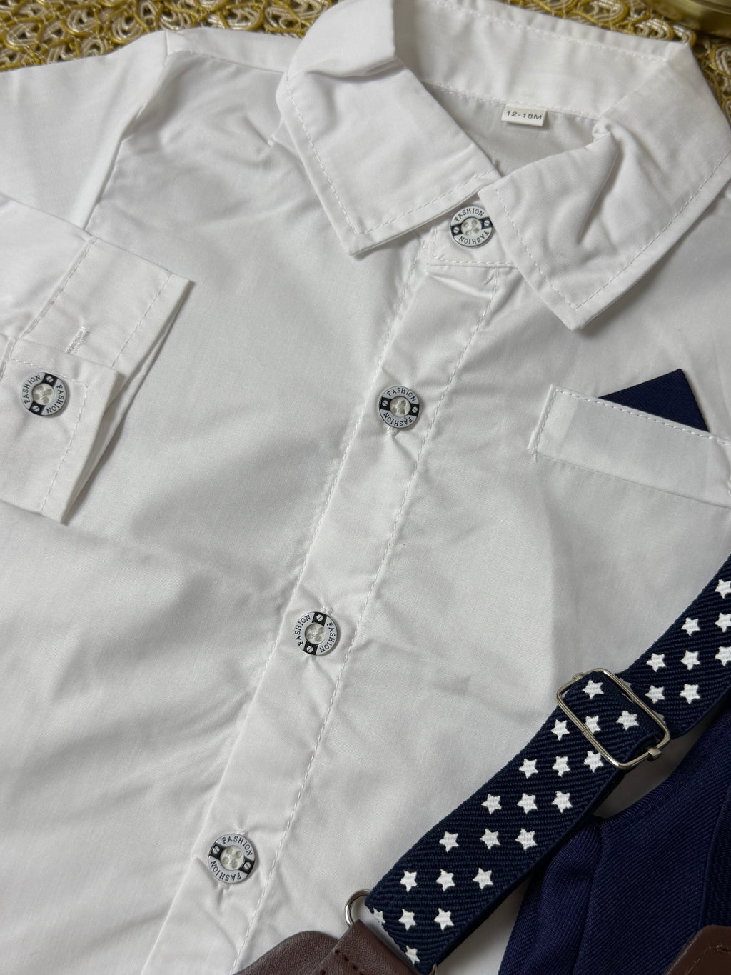Conjunto 2 piezas azul elegante