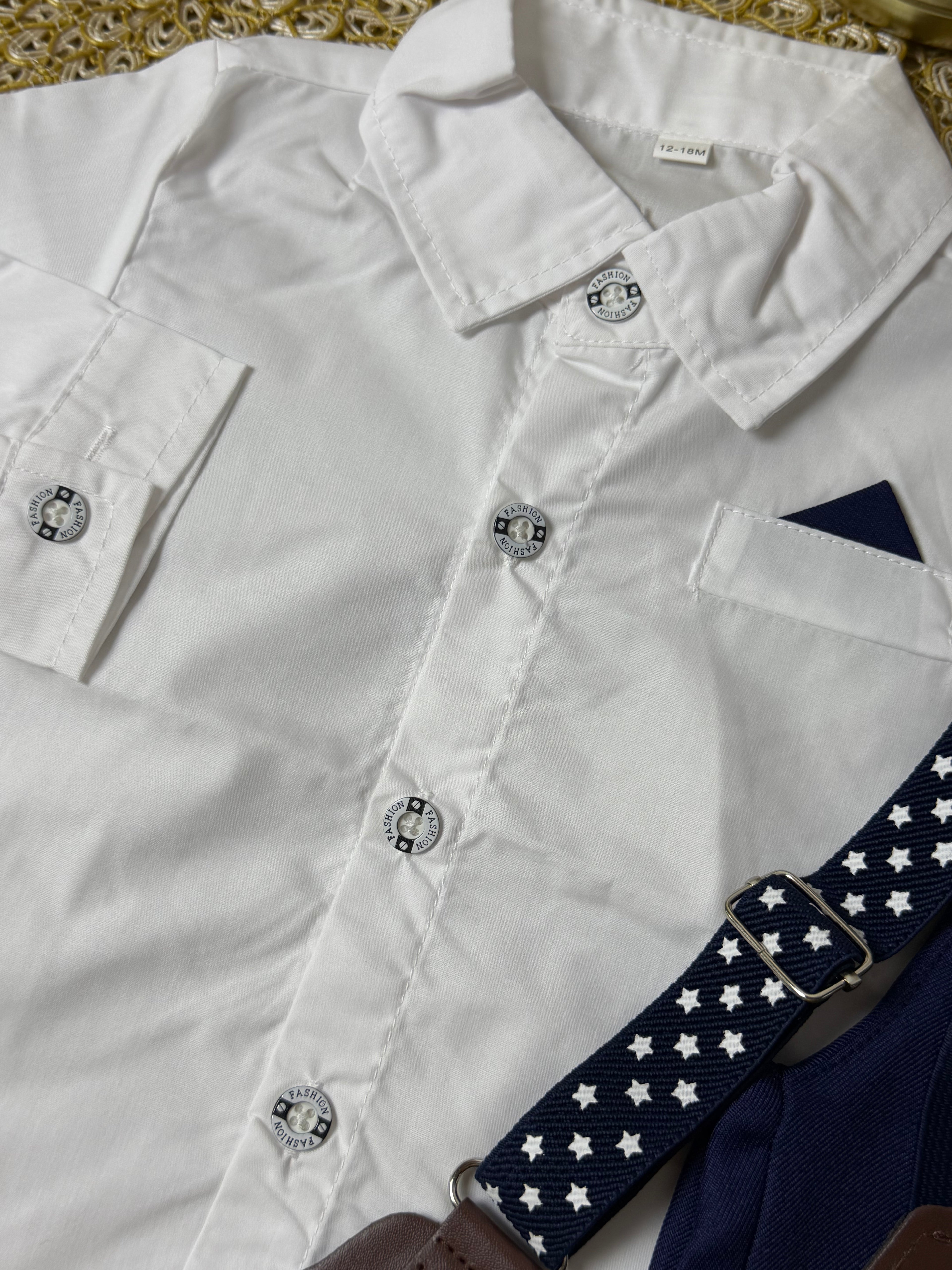 Conjunto 2 piezas azul elegante
