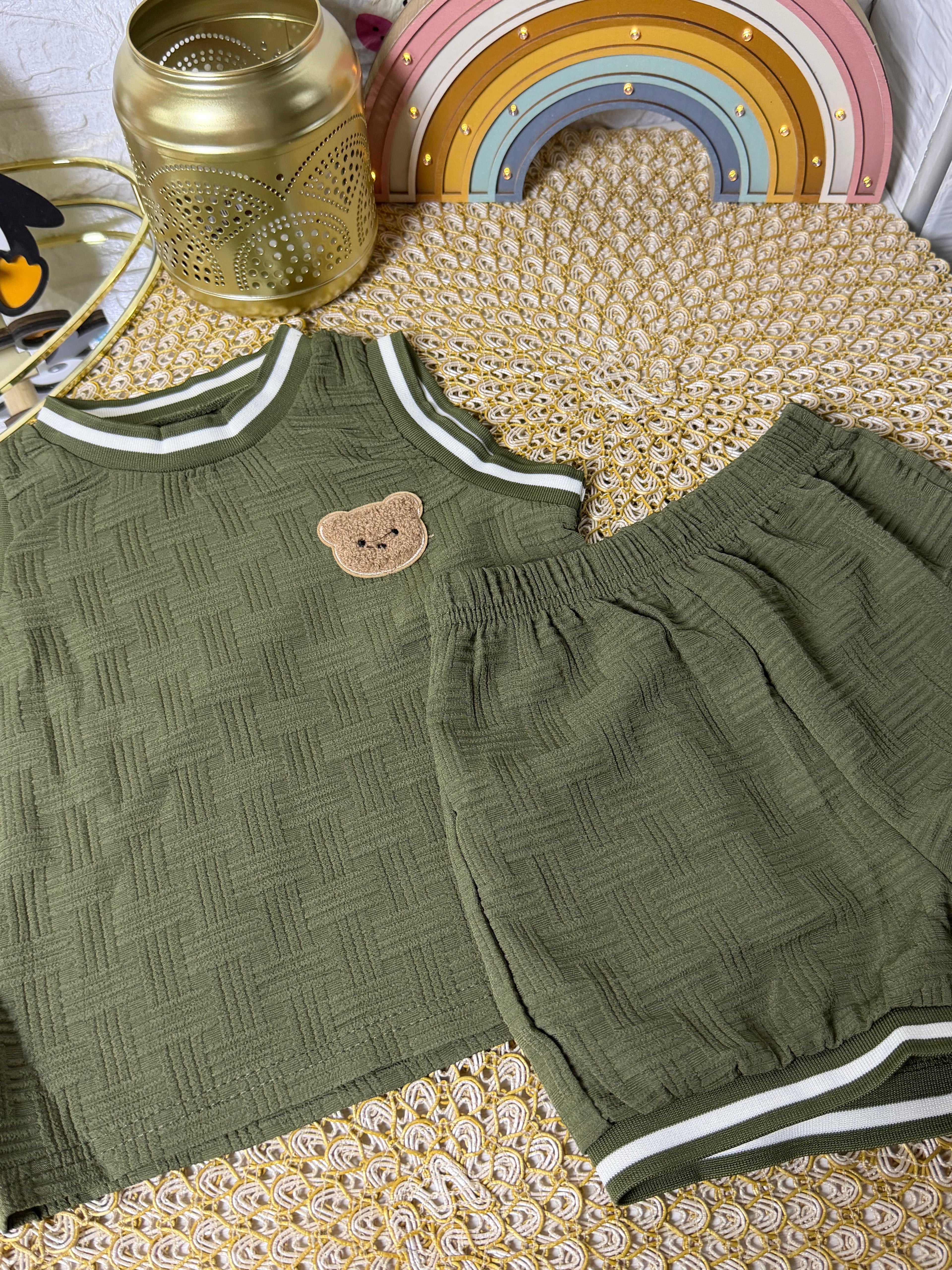 Conjunto 2 piezas verde osito
