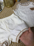 Conjunto 2 piezas crema osito