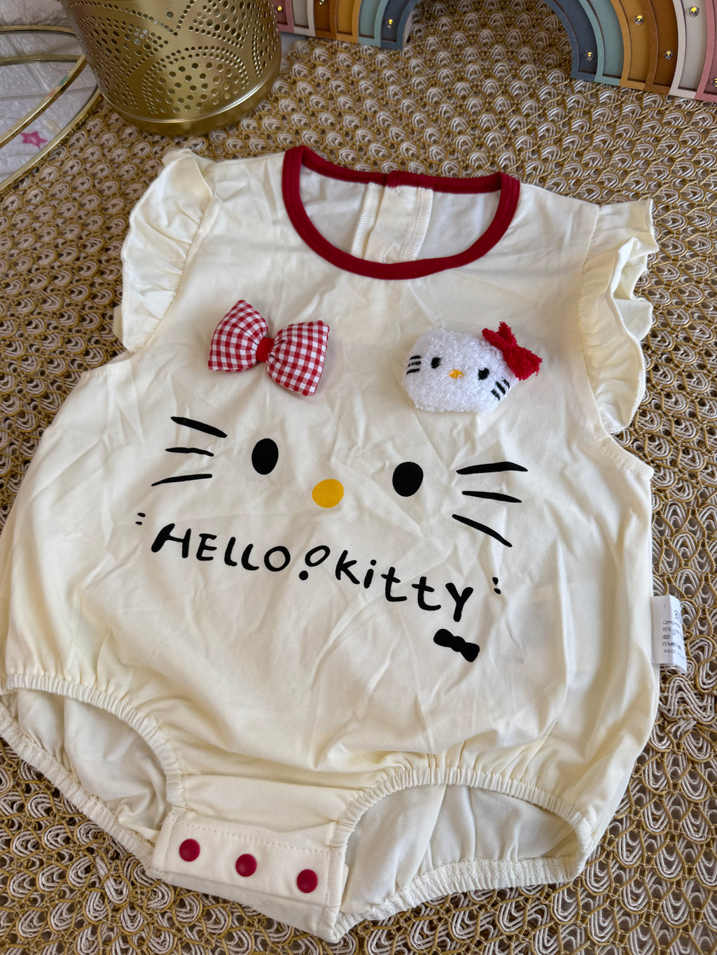 Enterizo Hello Kitty rojo