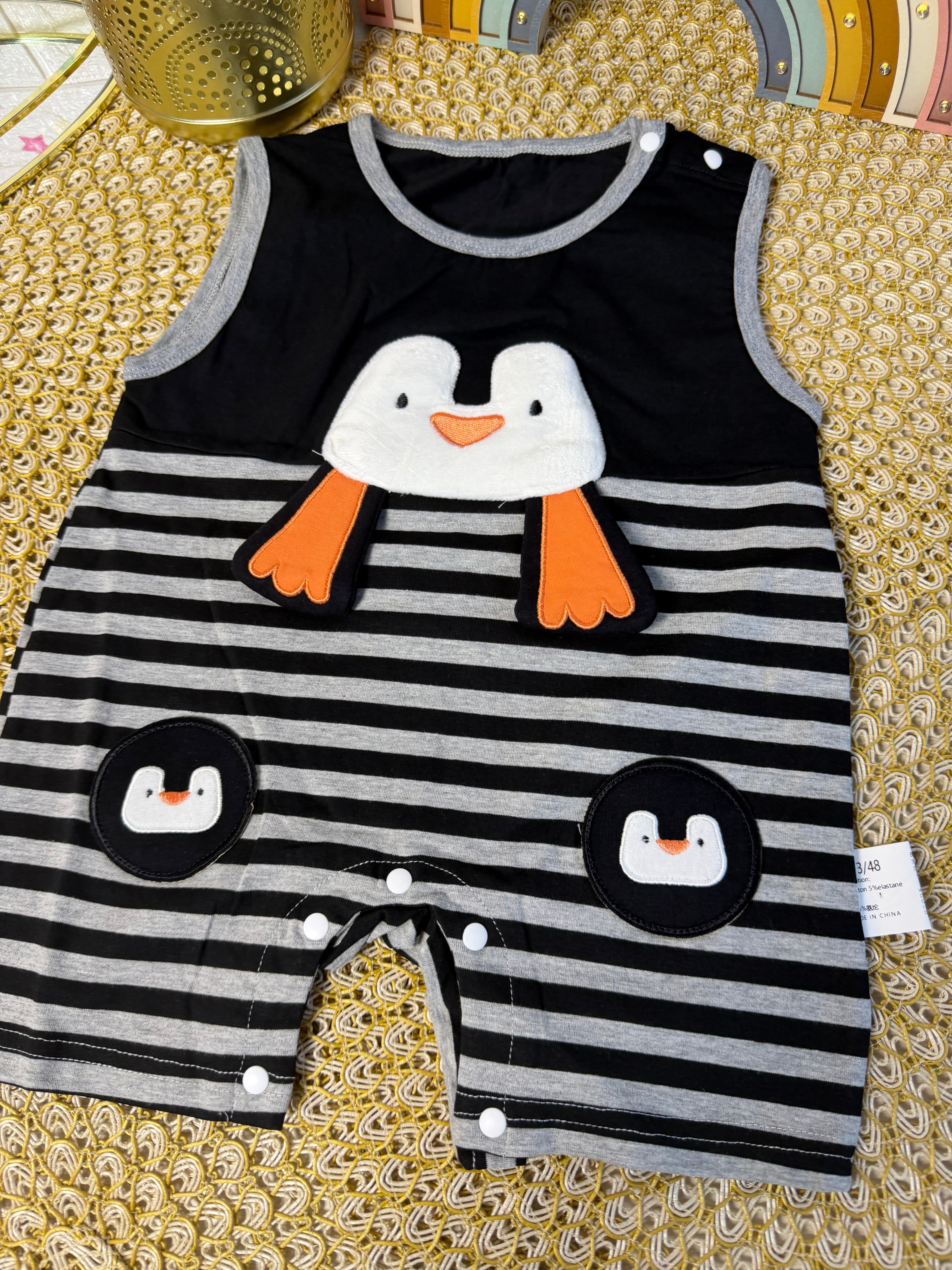 Enterizo pingüino a rayas