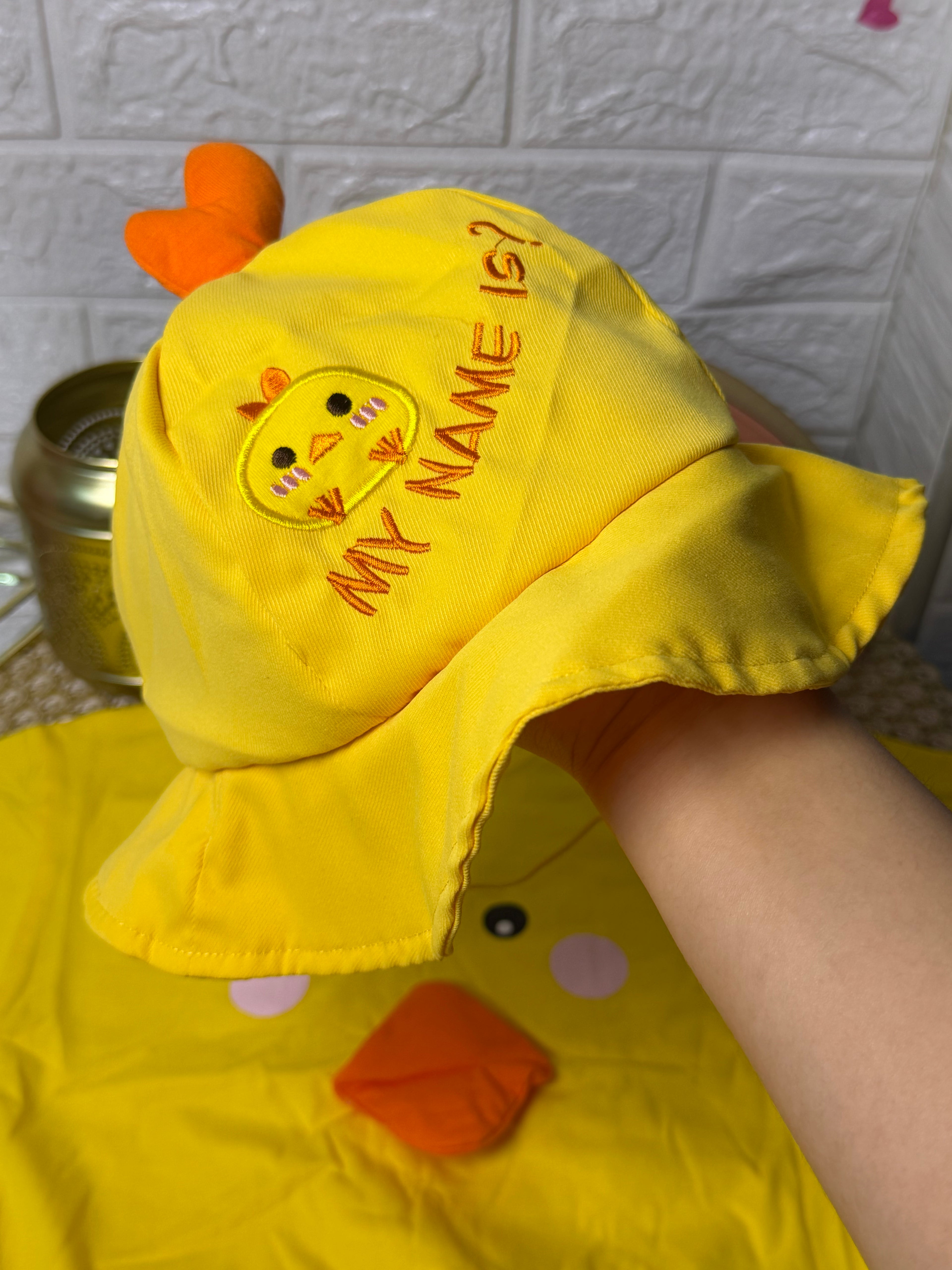Enterizo con gorrito patito