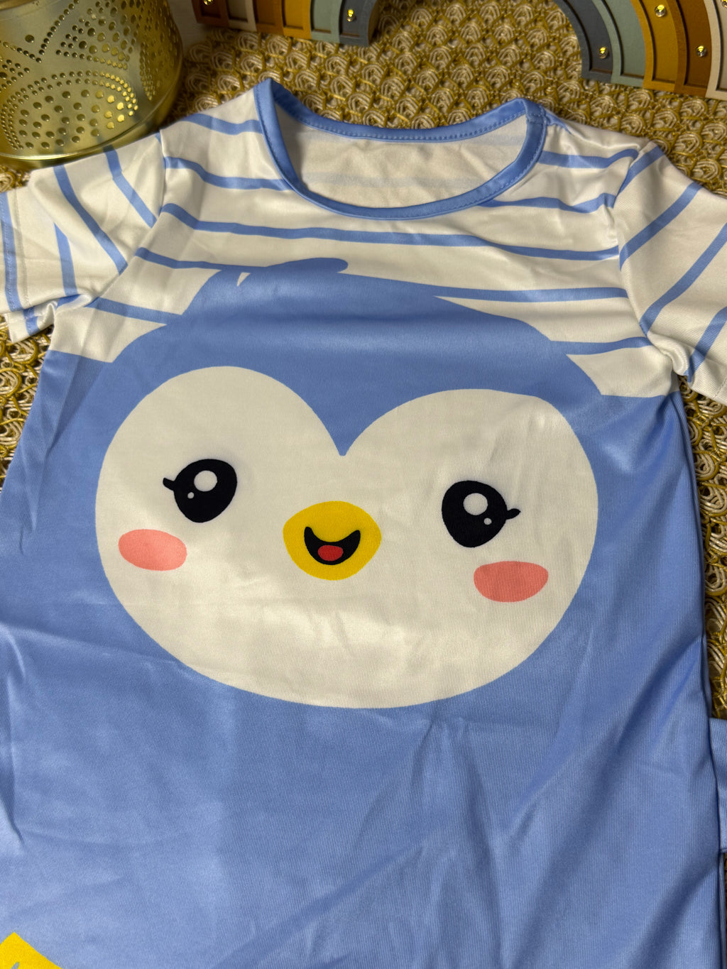 Enterizo pingüino celeste