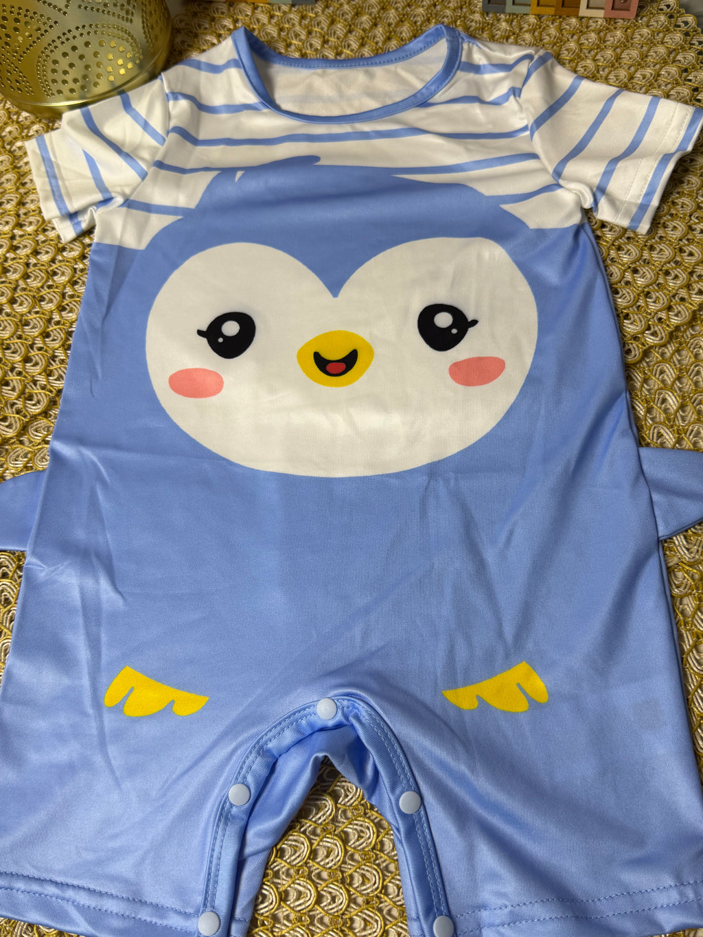 Enterizo pingüino celeste