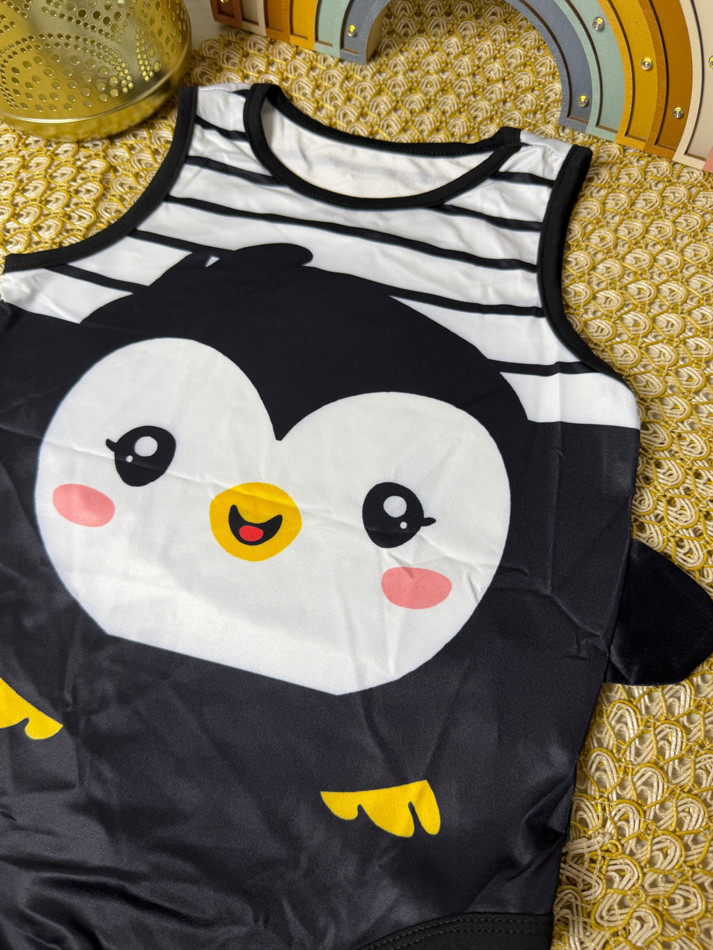 Enterizo sin mangas pingüino