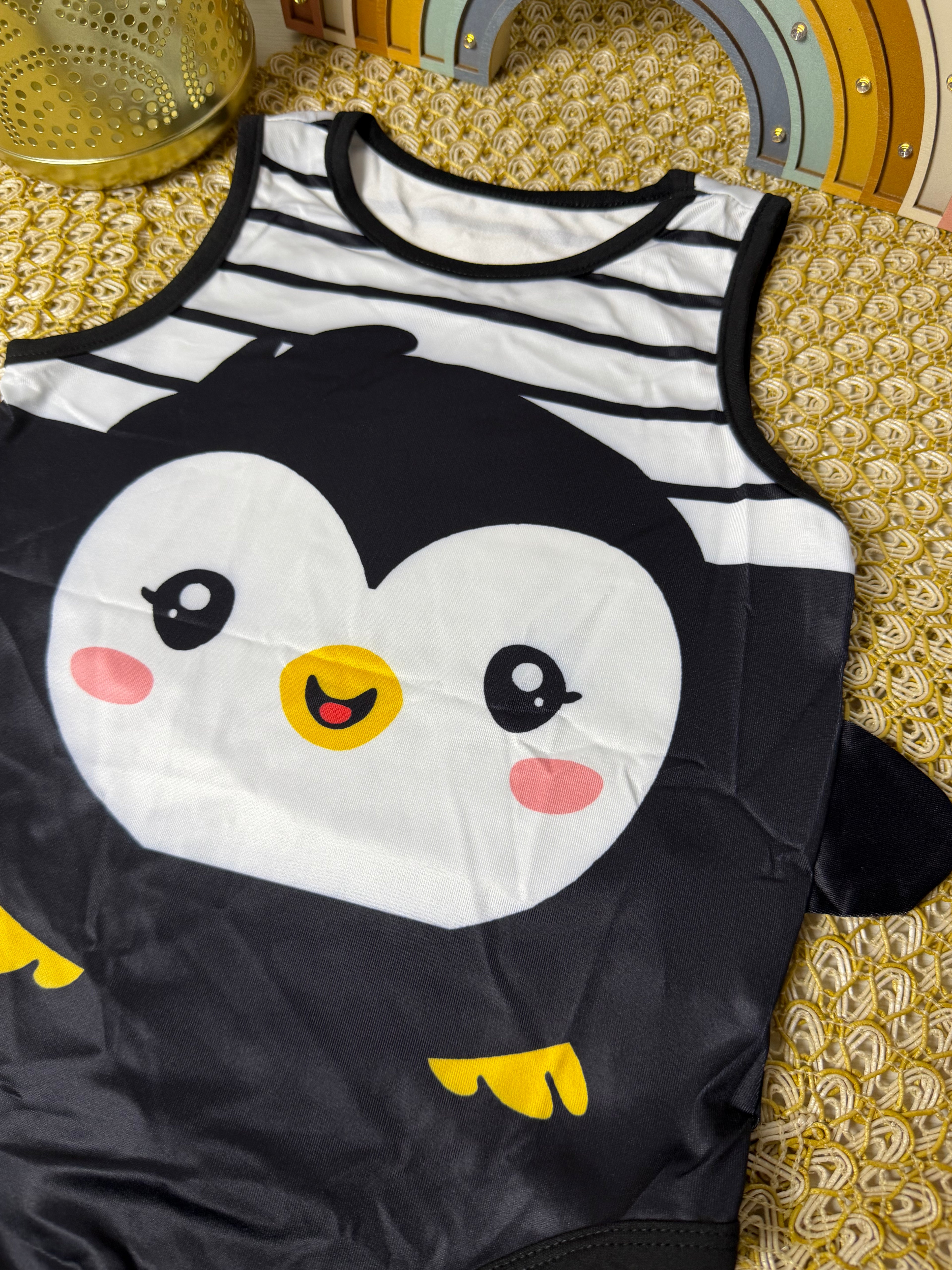 Enterizo sin mangas pingüino