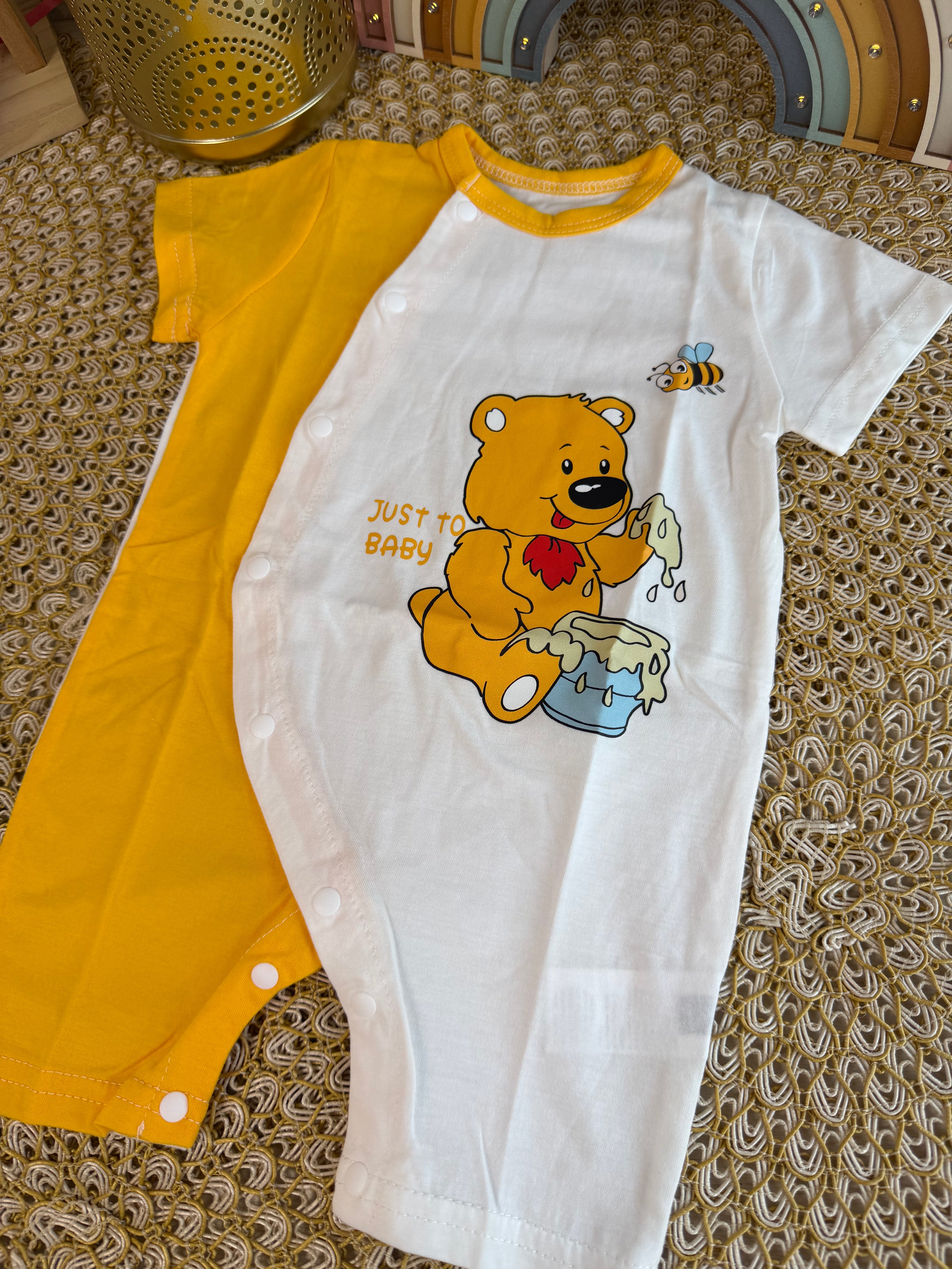 Enterizo osito amarillo