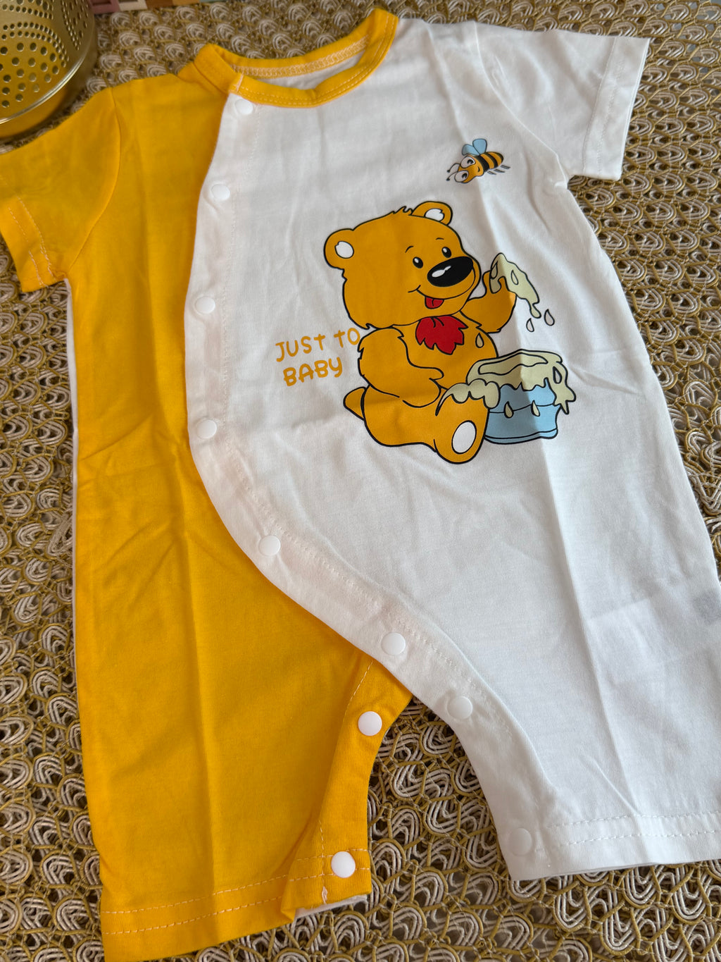Enterizo osito amarillo