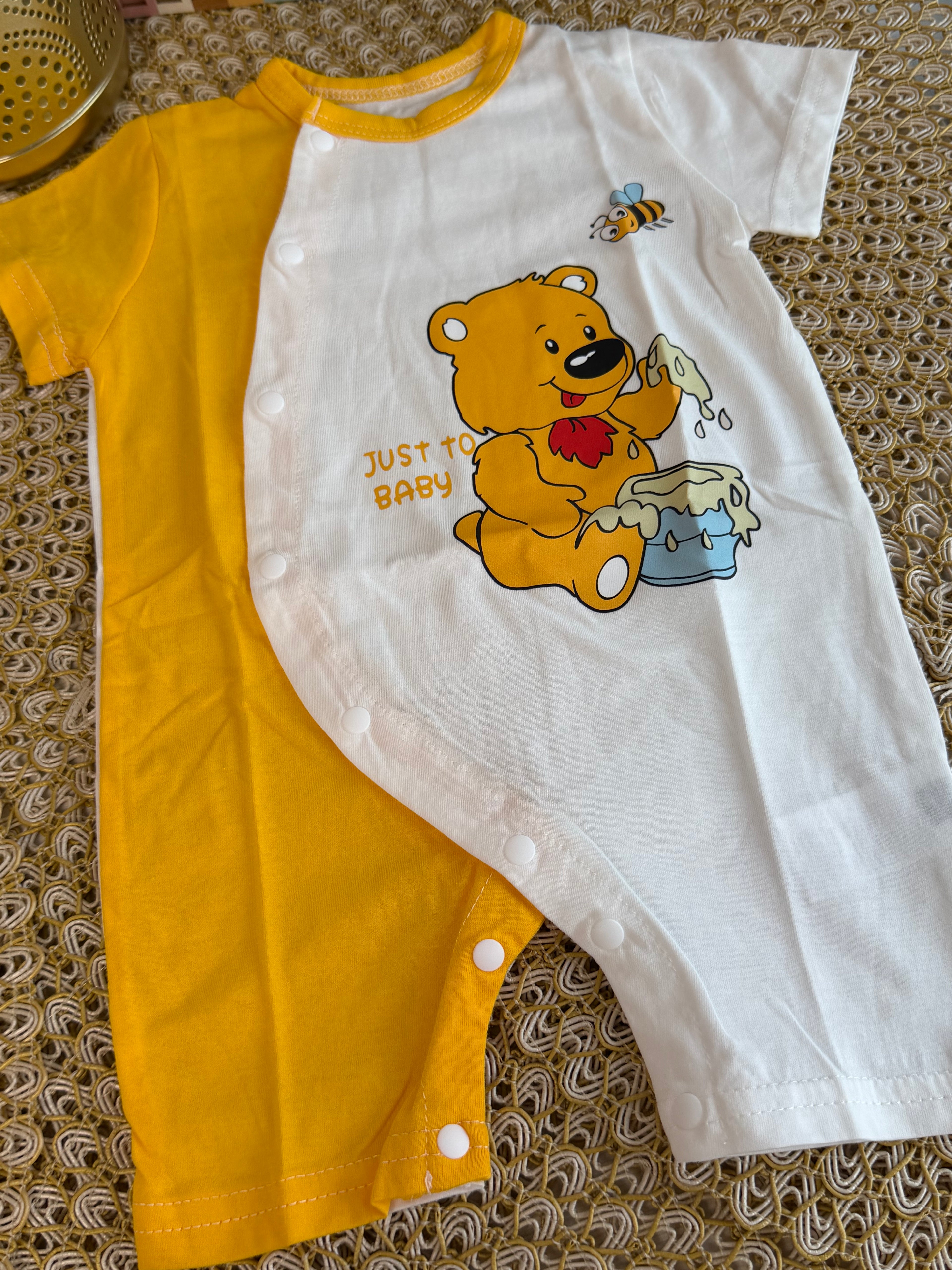 Enterizo osito amarillo
