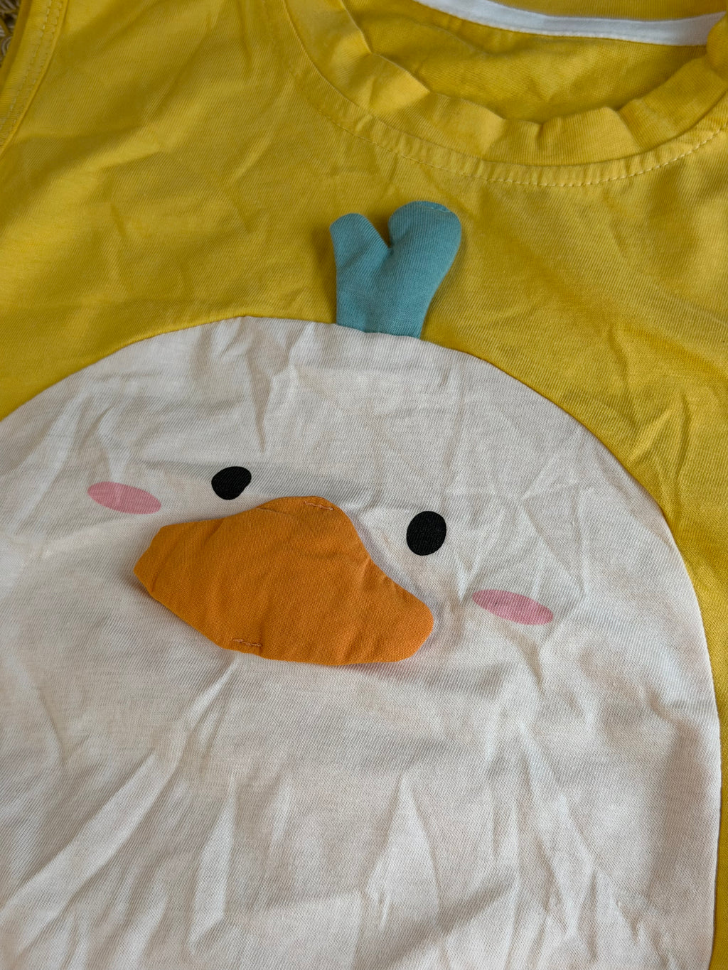Enterizo sin mangas pollito