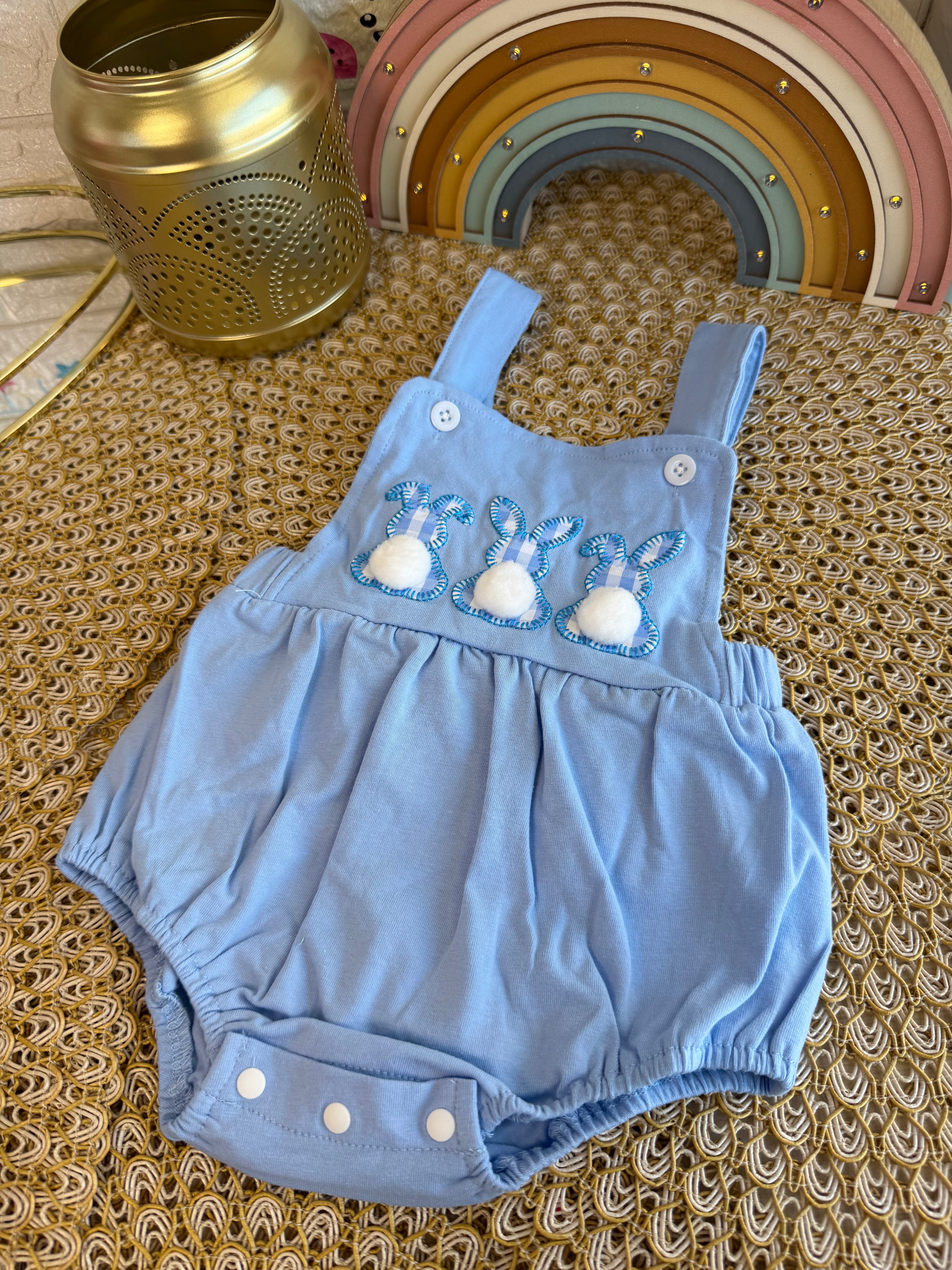 Pelele celeste conejitos
