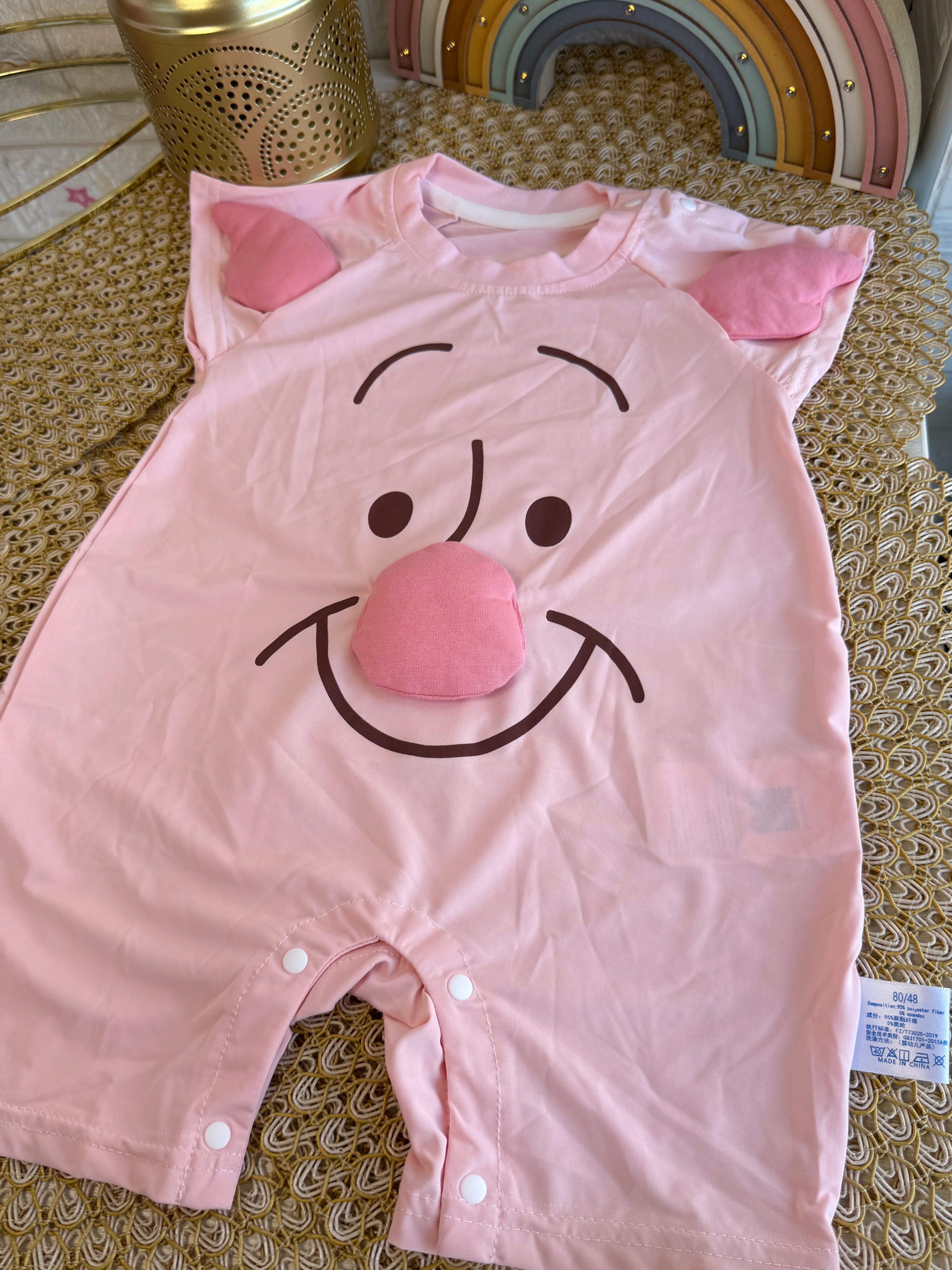 Enterizo Piglet rosa