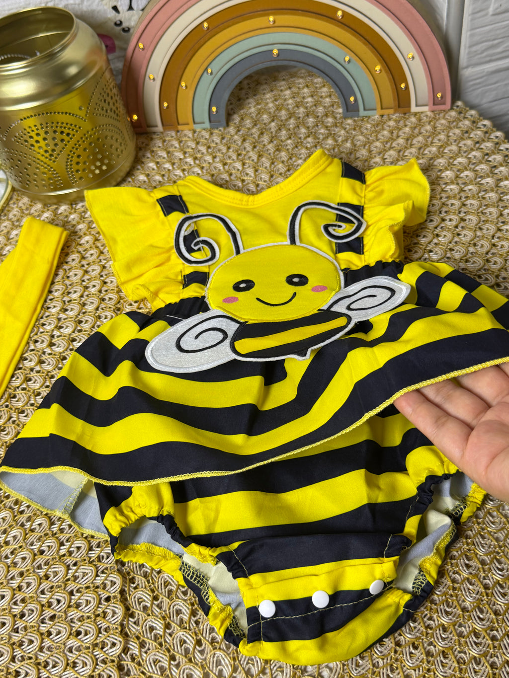 Body manga corta abejita