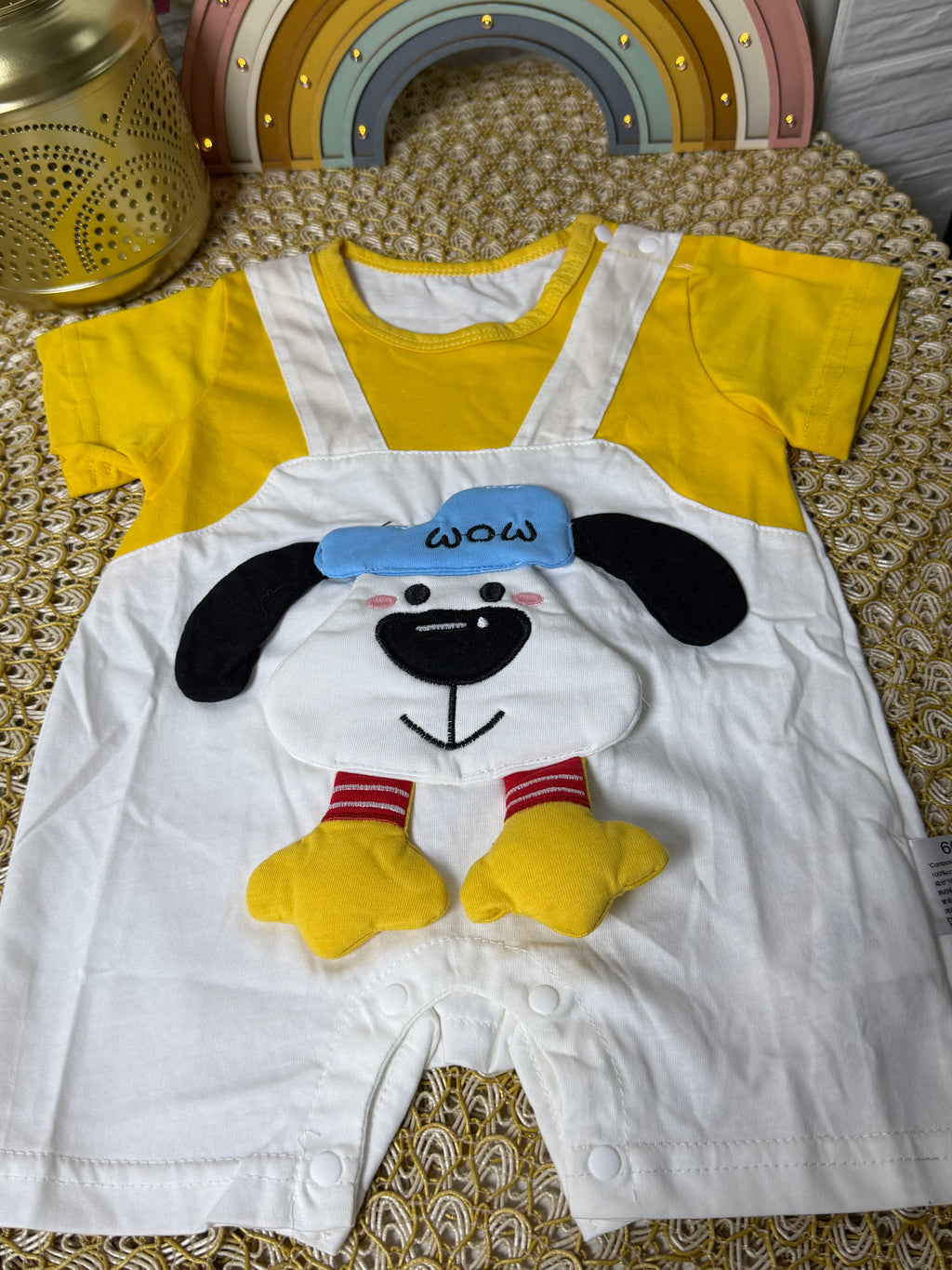 Enterizo amarillo perrito