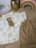 Conjunto 2 piezas caqui osito