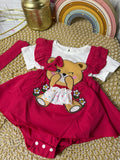 Body osito rojo