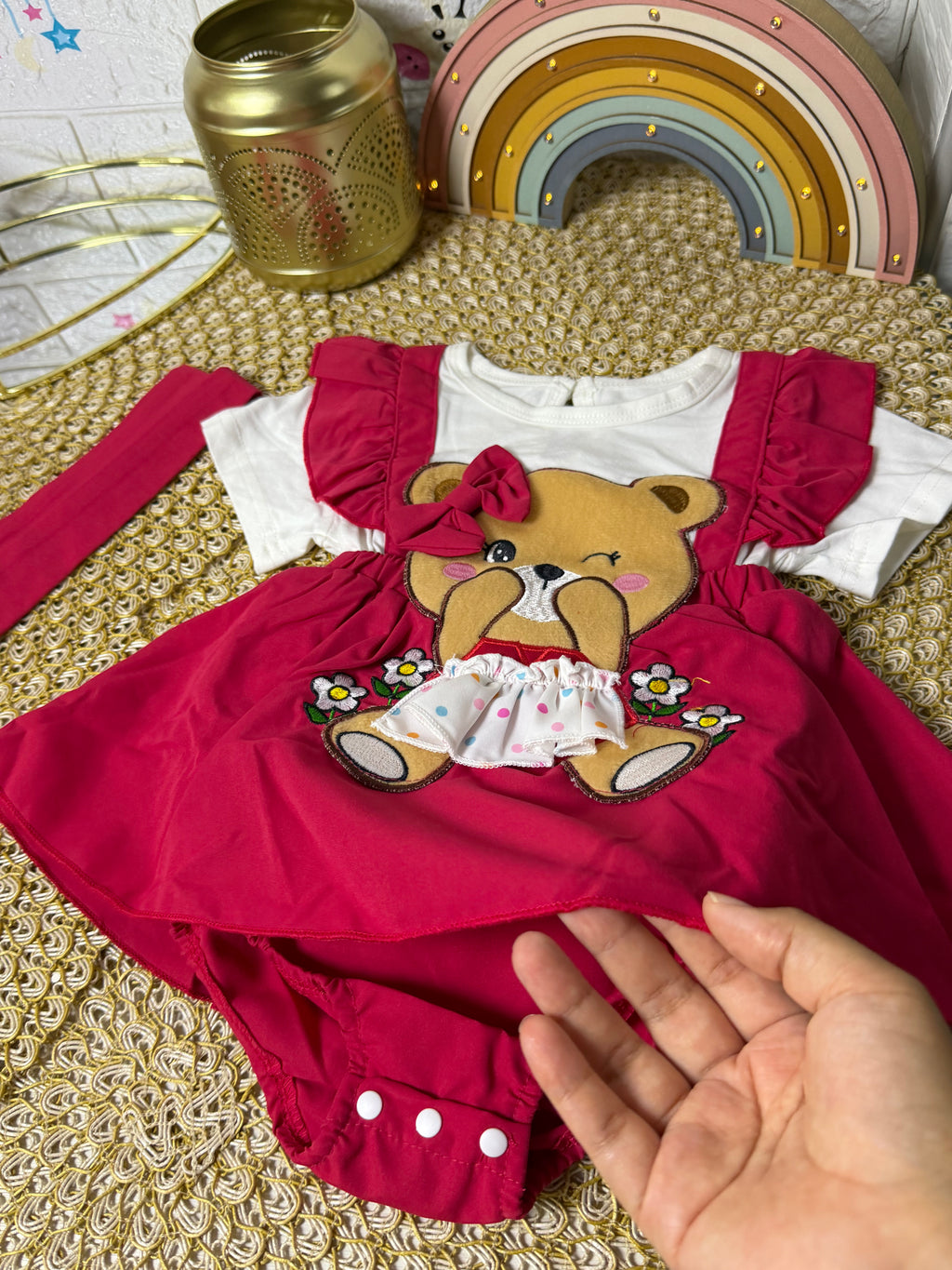 Body osito rojo