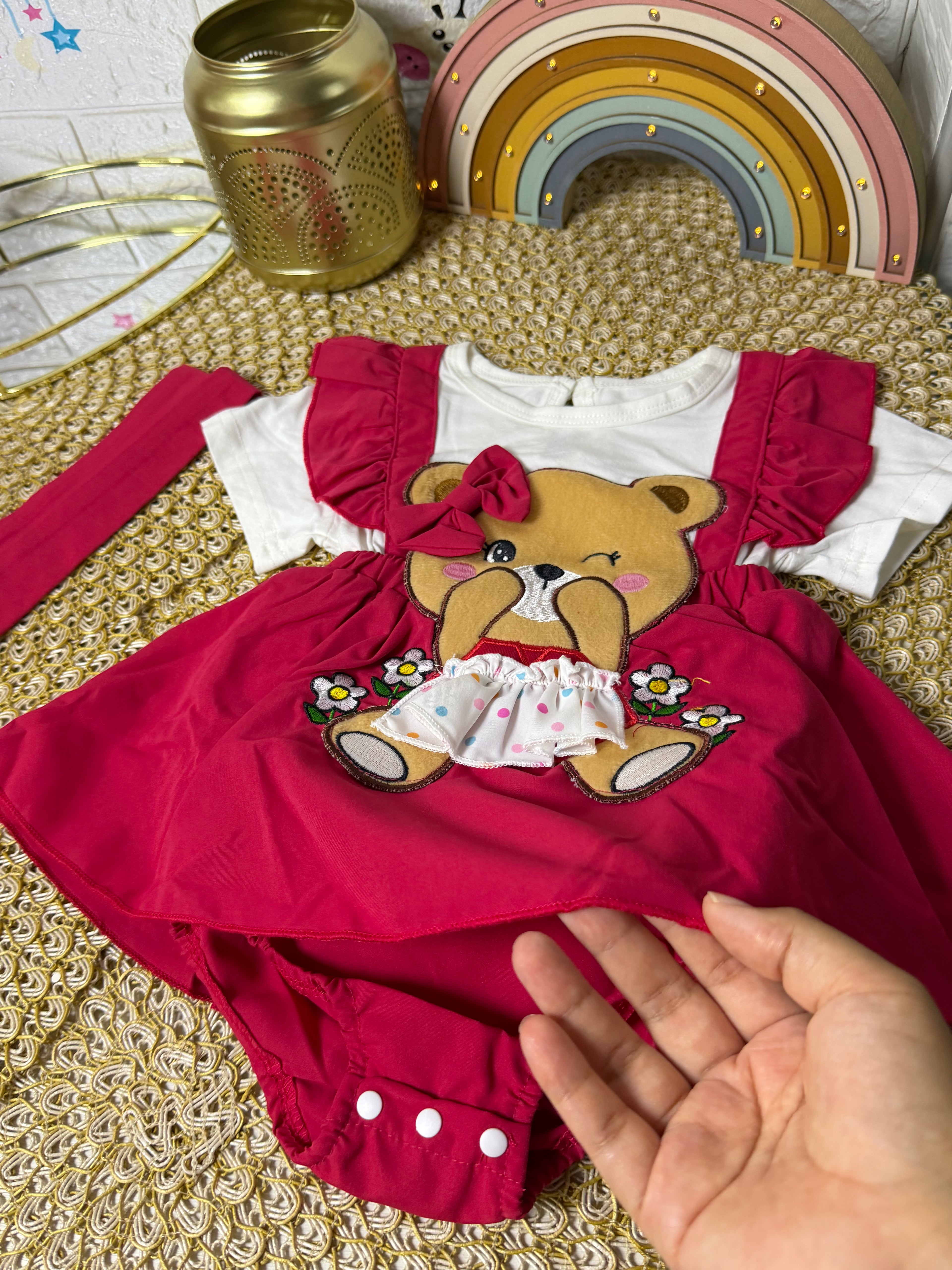 Body osito rojo