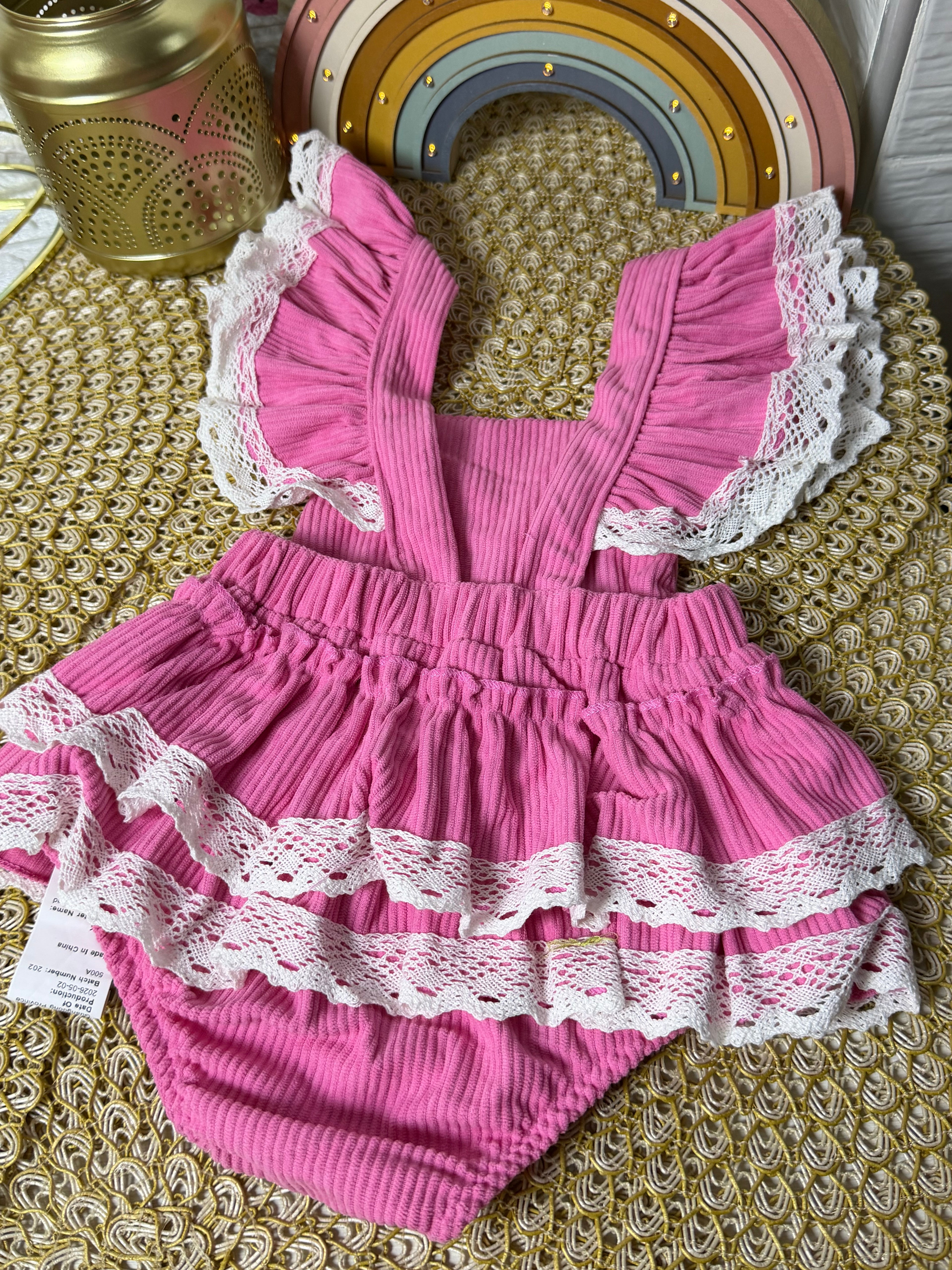 Pelele abejita rosa