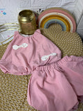 Conjunto 2 piezas rosa bombacho