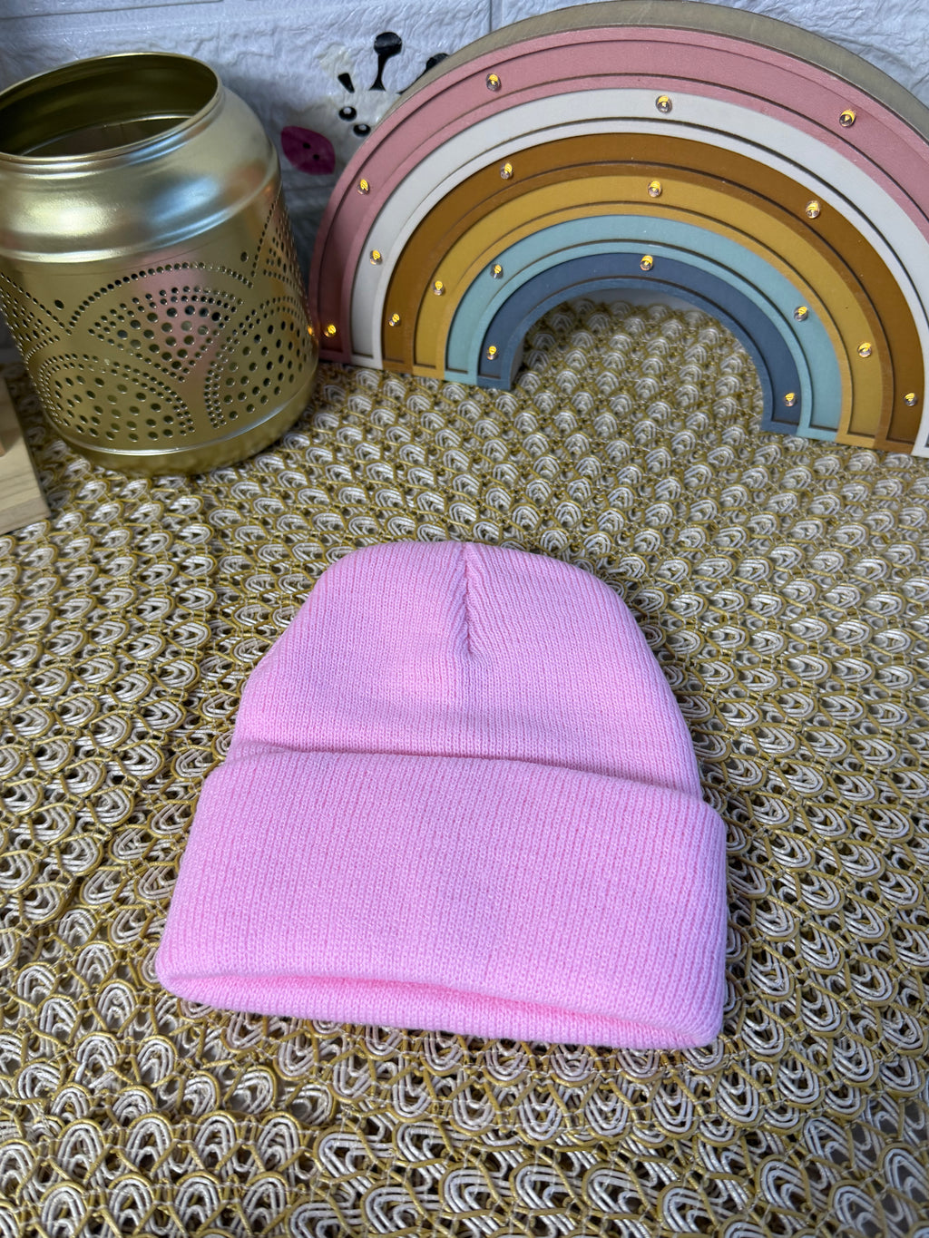 Gorro de punto tejido 🧶