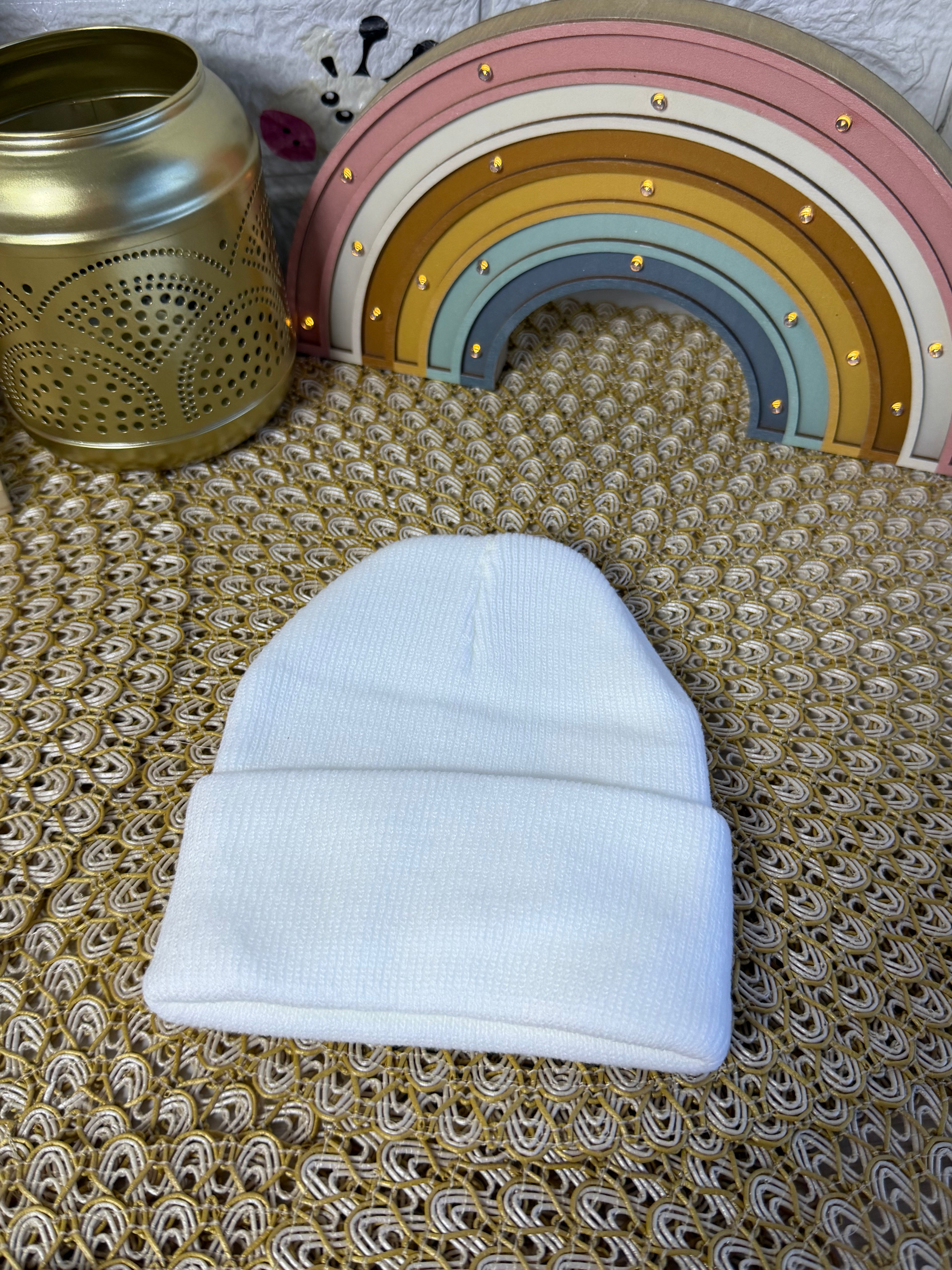 Gorro de punto tejido 🧶