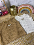 Camiseta sin mangas calada