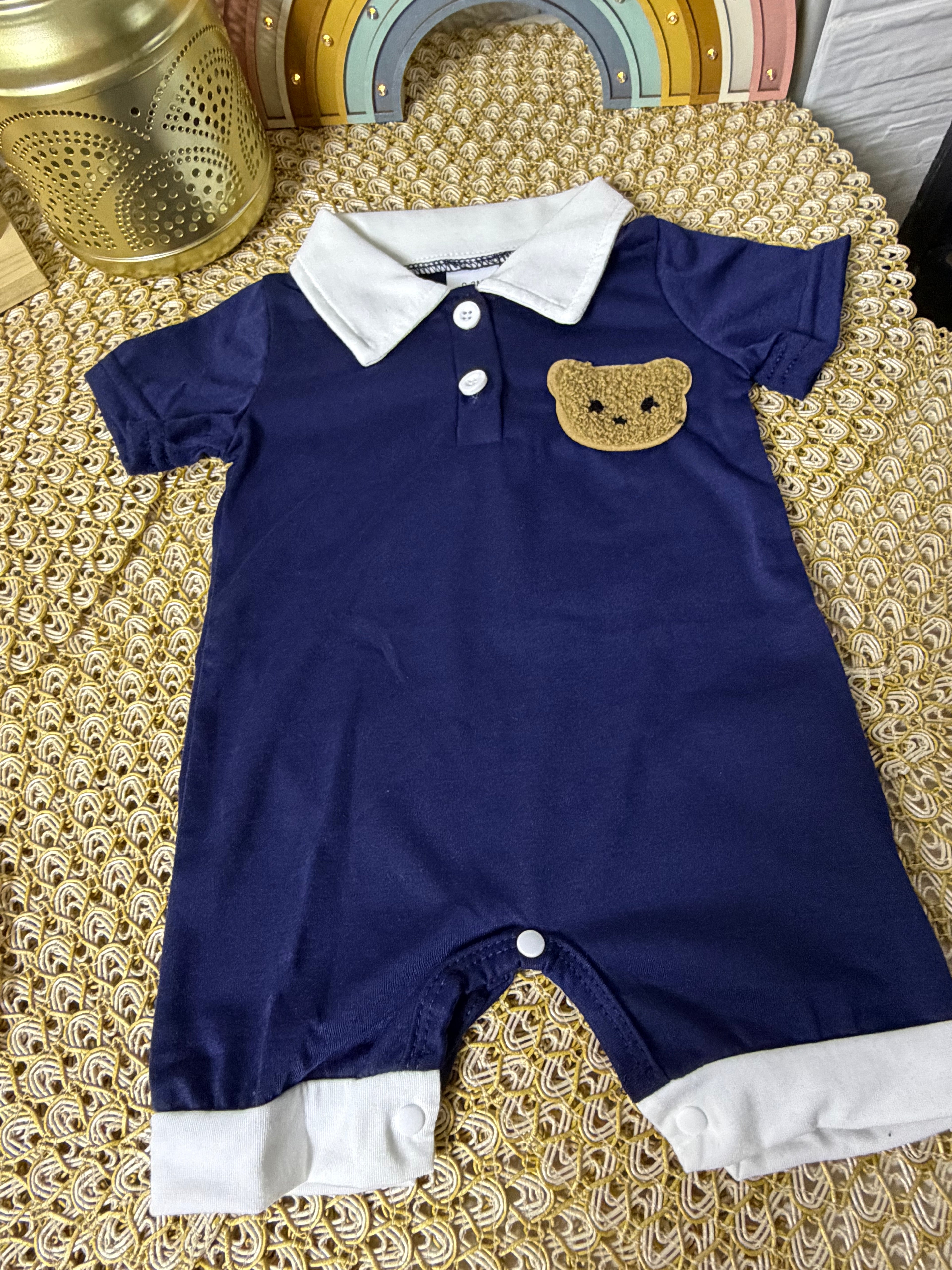Enterizo azul osito