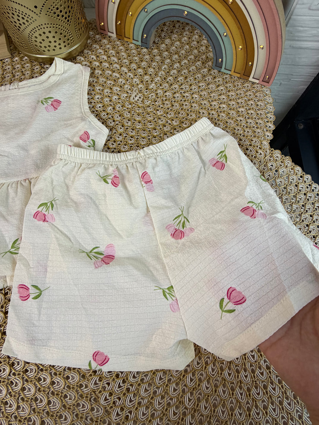 Conjunto 2 piezas florado fresco