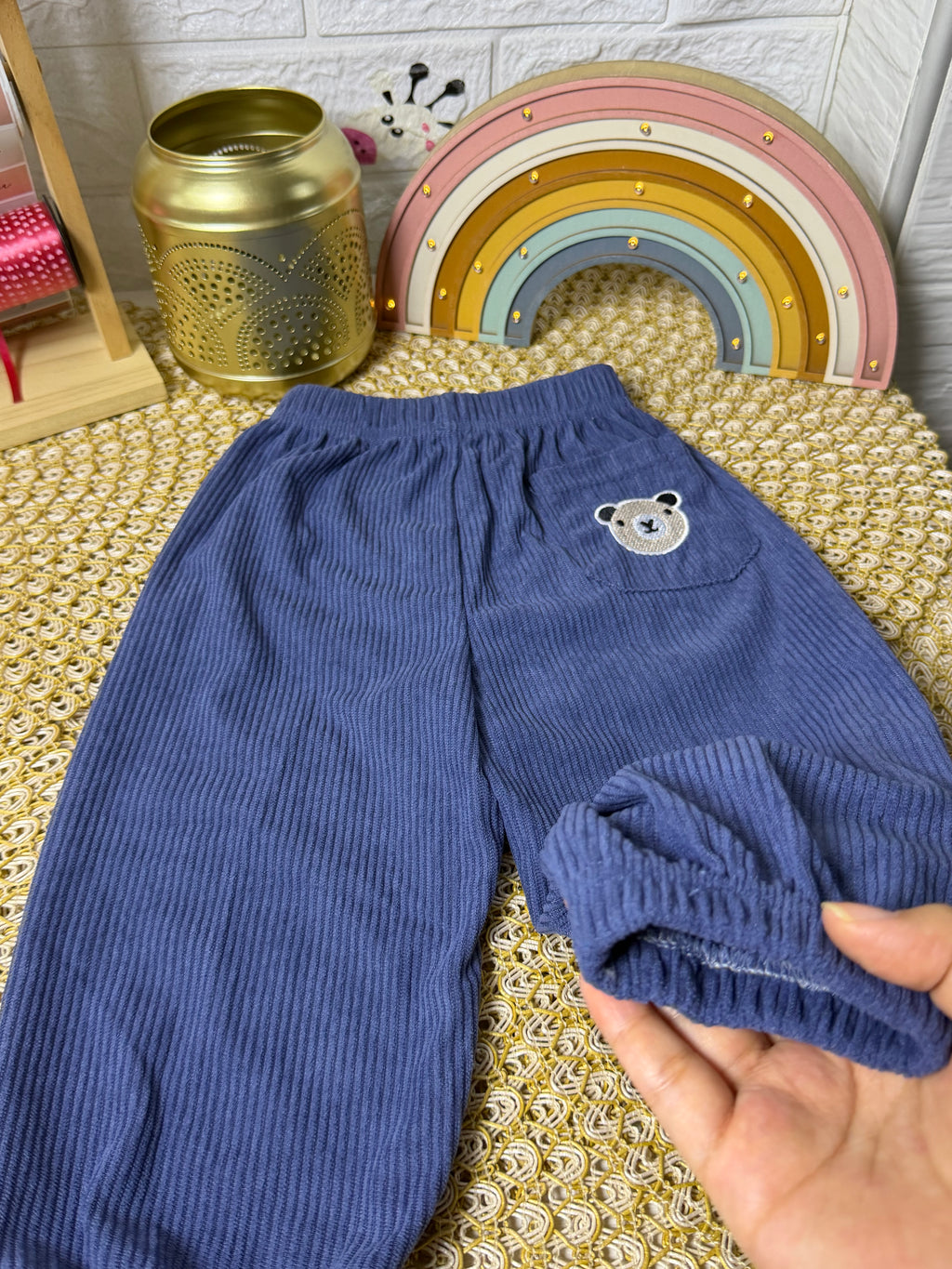 Pantalón osito azul