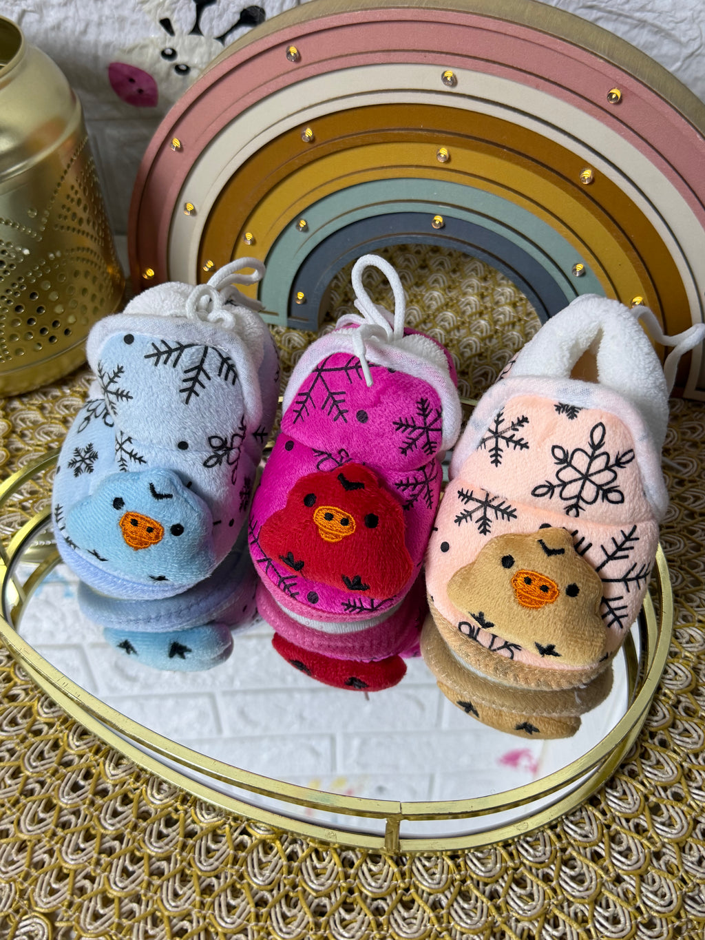 Babuchas diseño pollito