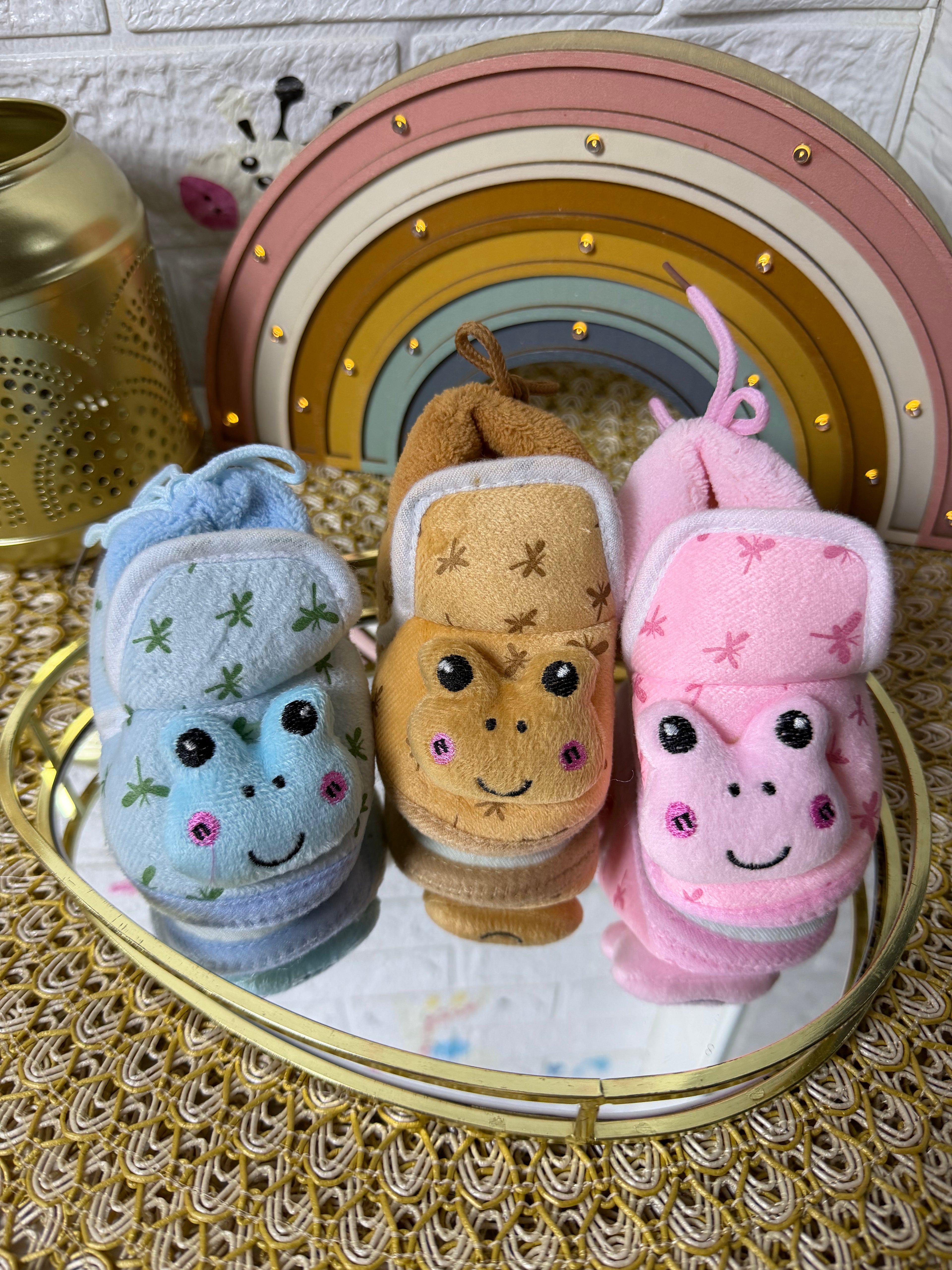 Babuchas diseño ranita