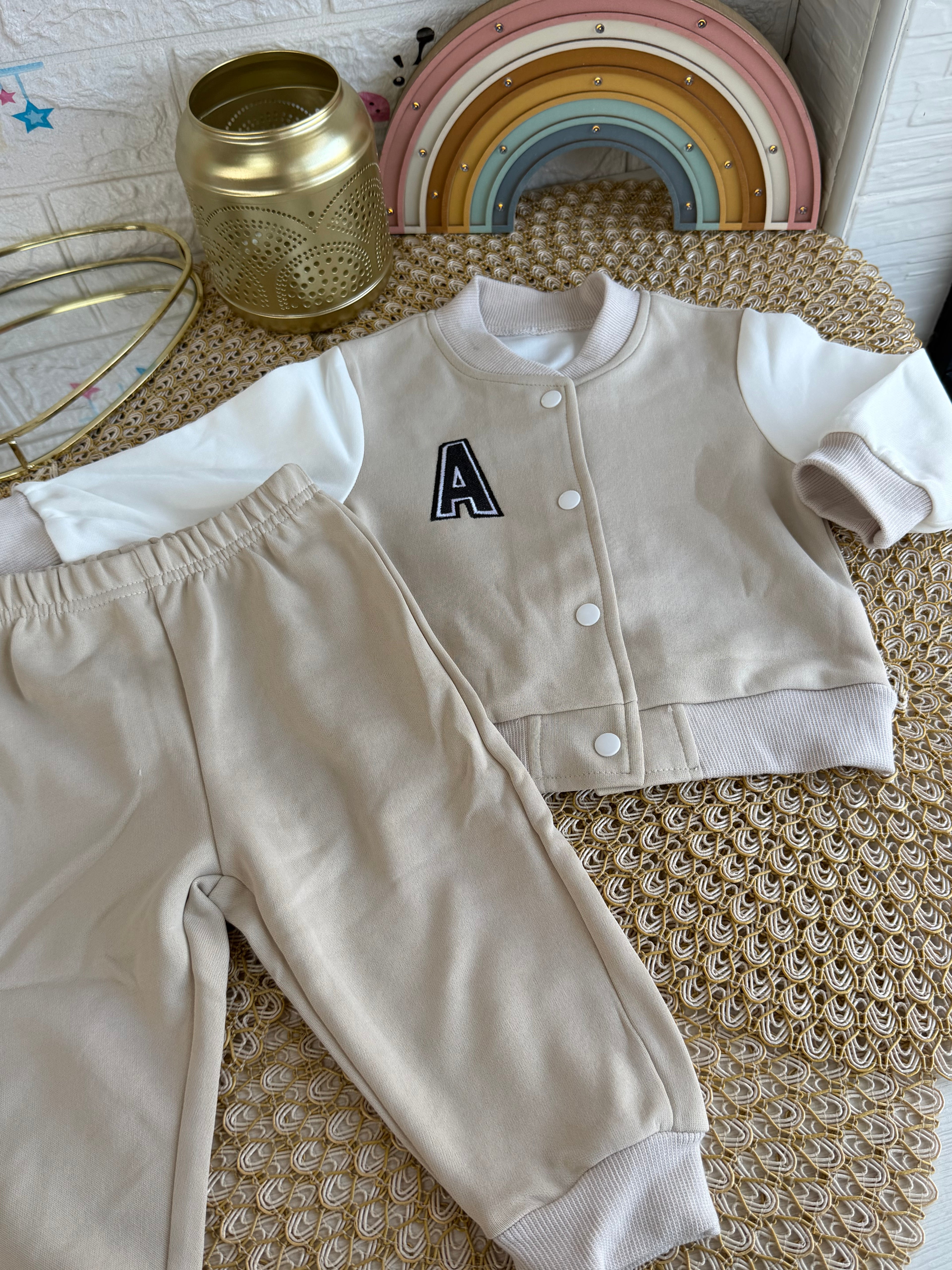 Conjunto 2 piezas beige A
