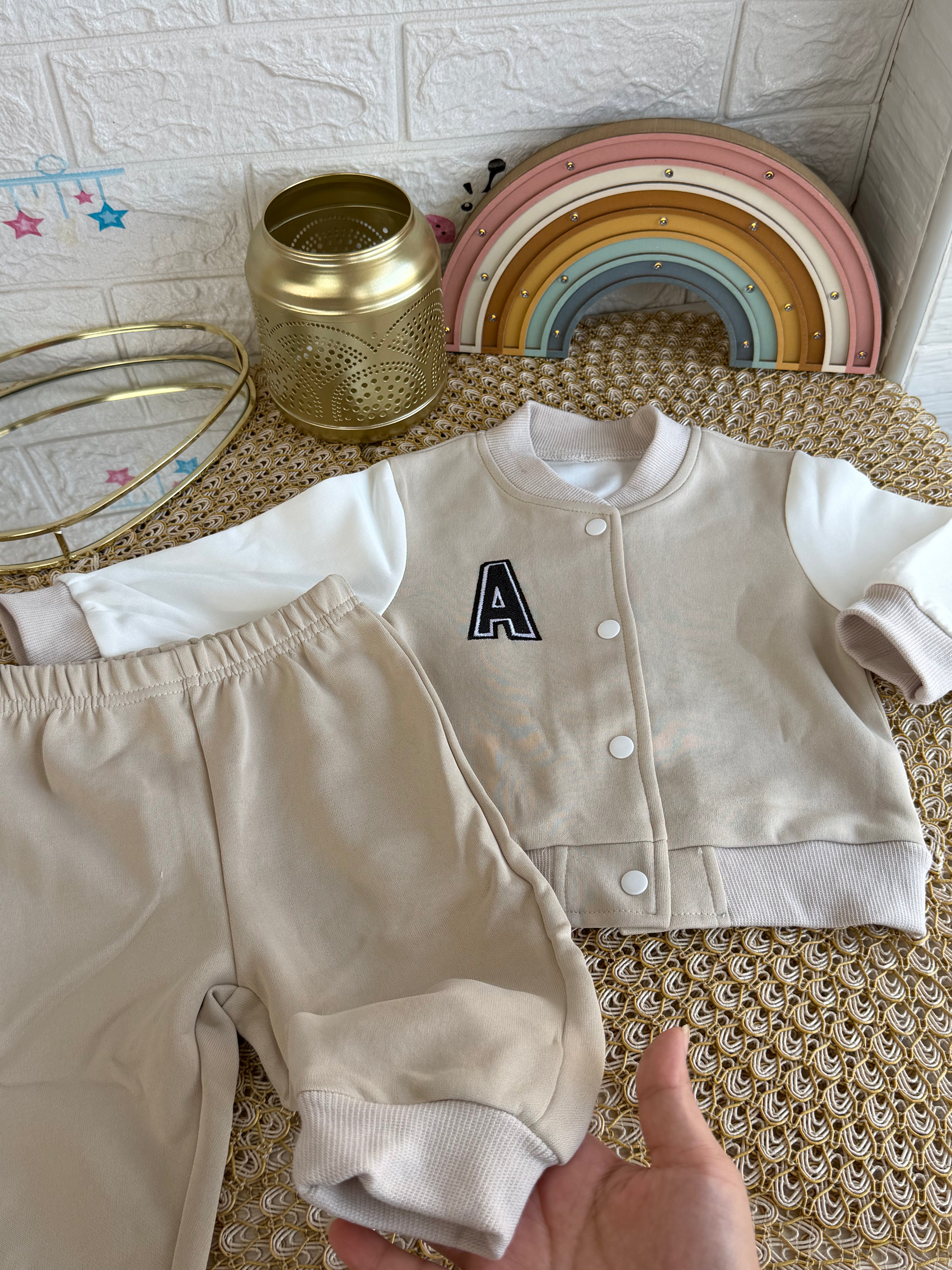Conjunto 2 piezas beige A